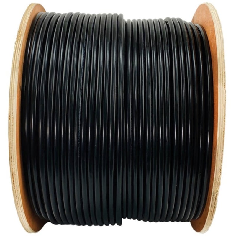 Eaton Tripp Lite Series Cat6/Cat6e 600 MHz Solid-Core Direct-Burial Outdoor-Rated UTP Bulk Ethernet Cable - Black, 1,000 ft. (304.8 m) - Thumbnail 2