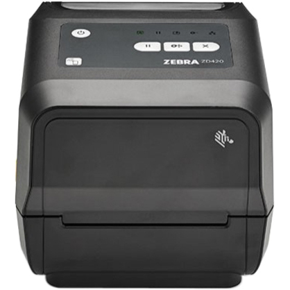Zebra ZD420 Desktop Thermal Transfer Printer - Monochrome - Label/Receipt Print - USB - Bluetooth - Wireless LAN - Near Field Communication (NFC) - Thumbnail 3