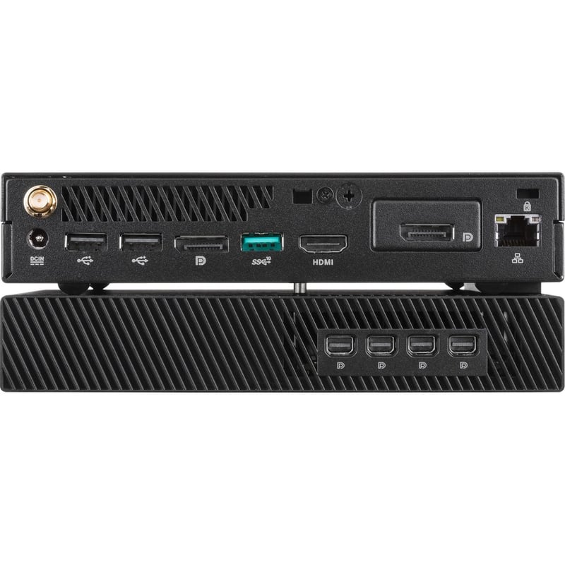 Asus miniPC PB60-B5641MD Desktop Computer - Intel Core i5 9th Gen i5-9500T Hexa-core (6 Core) 2.20 GHz - 8 GB RAM DDR4 SDRAM - 256 GB M.2 PCI Express NVMe SSD - Mini PC - Black