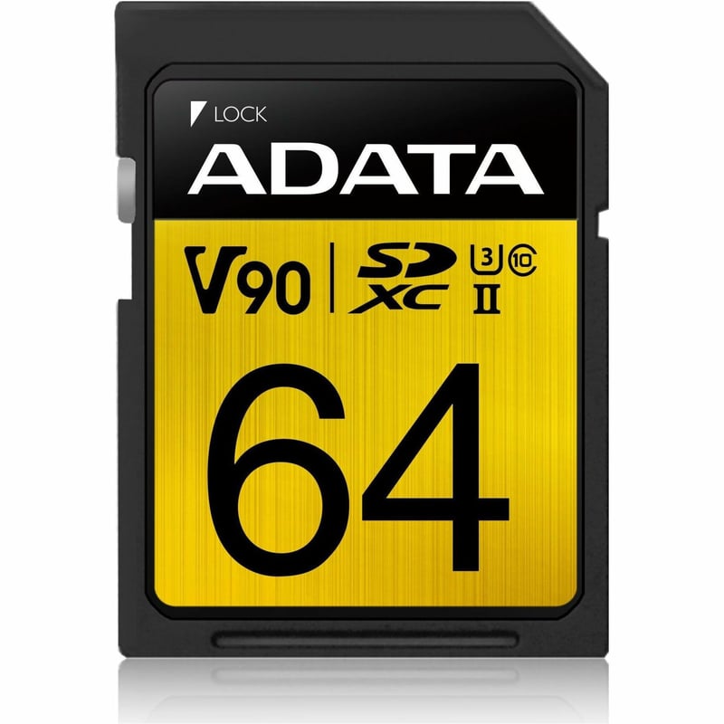Adata Premier ONE 64 GB Class 10/UHS-II (U3) V90 SDXC - Thumbnail 1