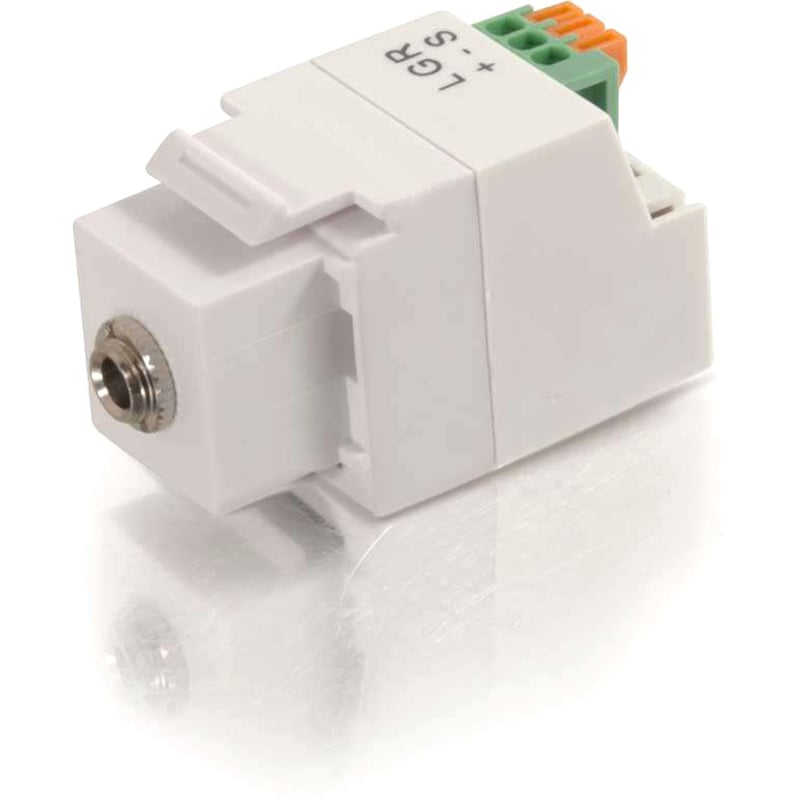 C2G 3.5mm 3-Conductor Keystone Adapter - Thumbnail 4
