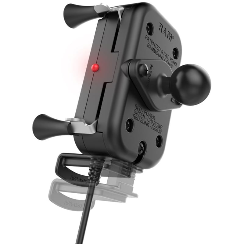 RAM Mounts Tough-Charge Waterproof Wireless Charging Suction Cup Mount - Thumbnail 4