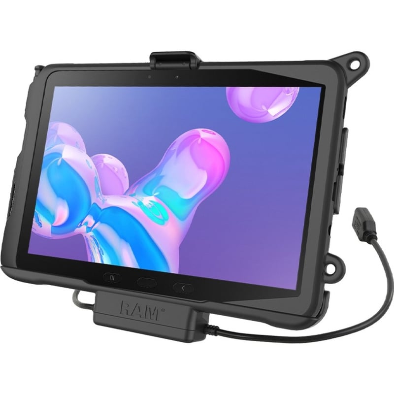 RAM Mounts EZ-ROLL'R Power & Data Cradle for Samsung Galaxy Tab Active Pro - Thumbnail 2