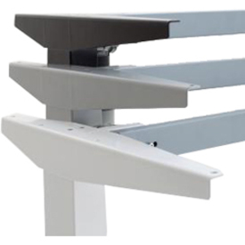 72IN MELAMINE BEECH VENEER TABLETOP WITH STEEL FRAME BLACK - Thumbnail 2