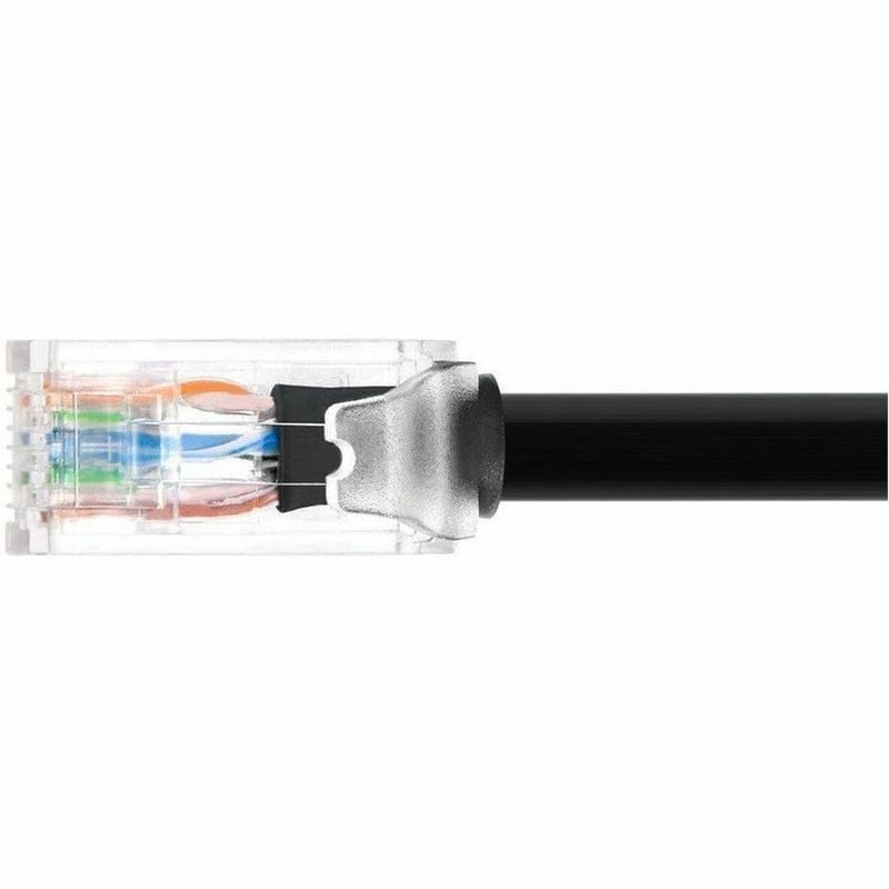 MONOPRICE CAT6A 7FT BLACK COMPONENT LEVEL PATCH CABLE_ UTP_ 24AWG_ 500MHZ_ PURE - Thumbnail 4