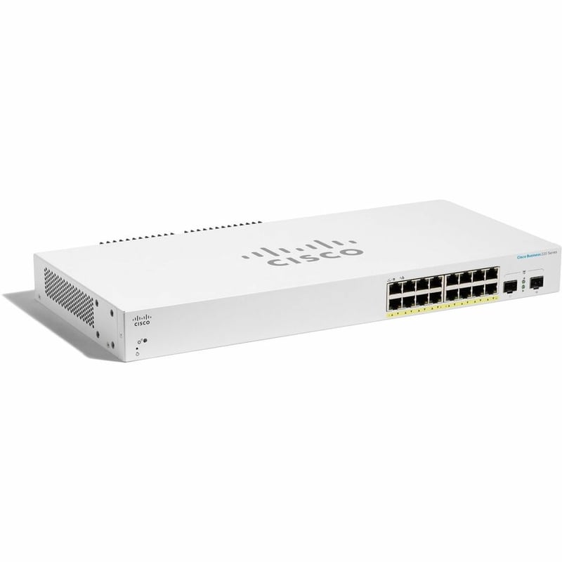 CBS220 SMART 16-PORT GE, POE, 2X1G SFP REMANUFACTURED - Thumbnail 4