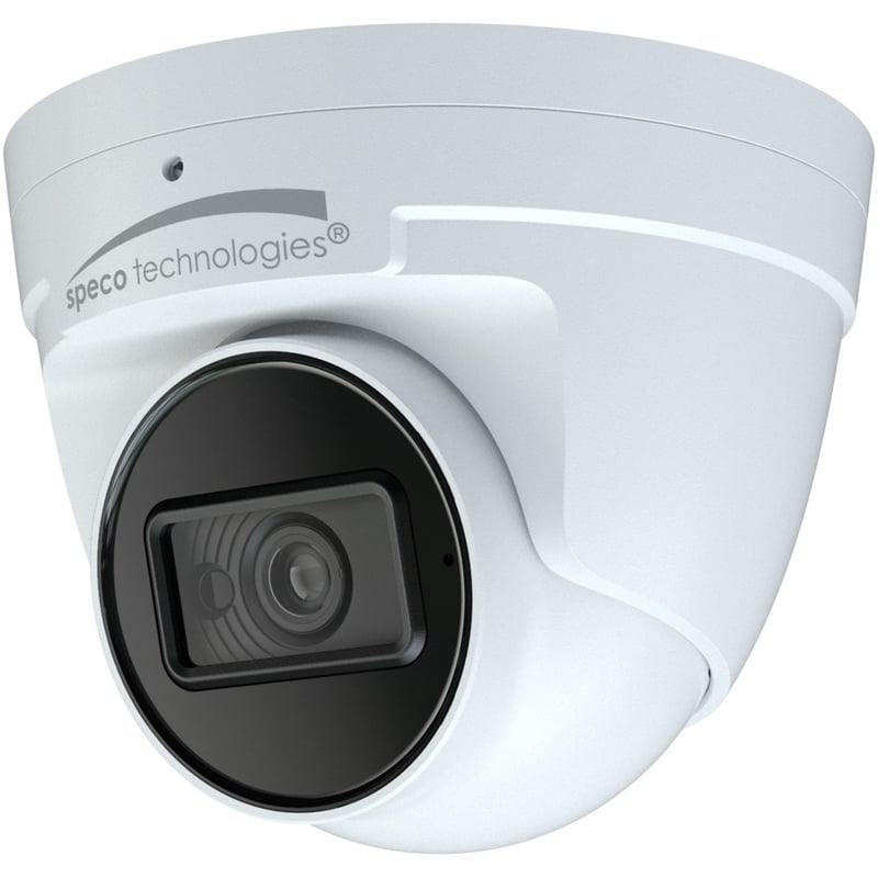 4MP H.265 IP TURRET CAMERA WITH IR,WDR, 2.8MM FIXED LENS, NDAA, WHITE