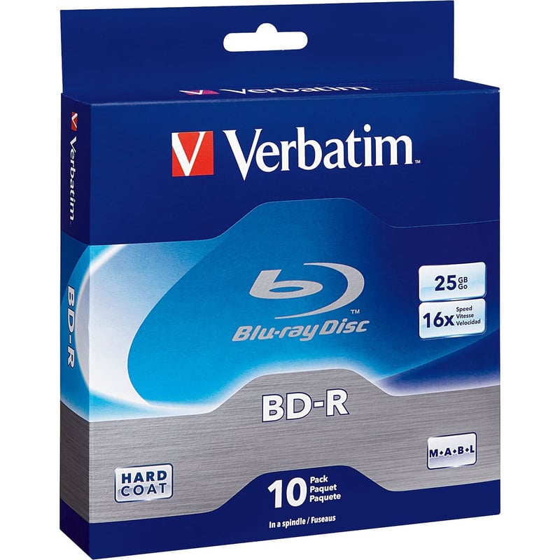 BD-R 25GB 16X with Branded Surface - 10pk Spindle Box - Thumbnail 1