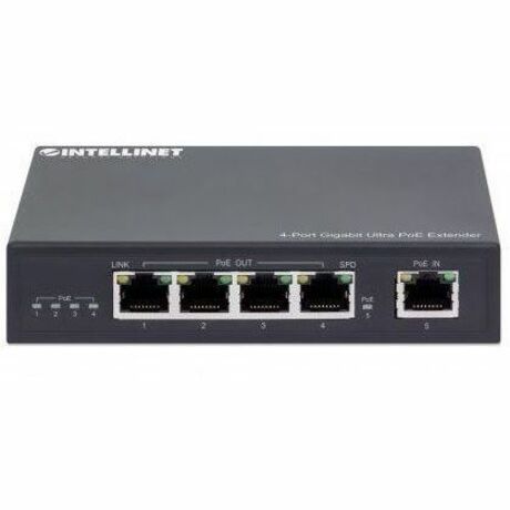 INTELLINET INDOOR 4-PORT GIGABIT ULTRA POE EXTENDER, EXTENDS RANGE BEYOND THE 32 - Thumbnail 3
