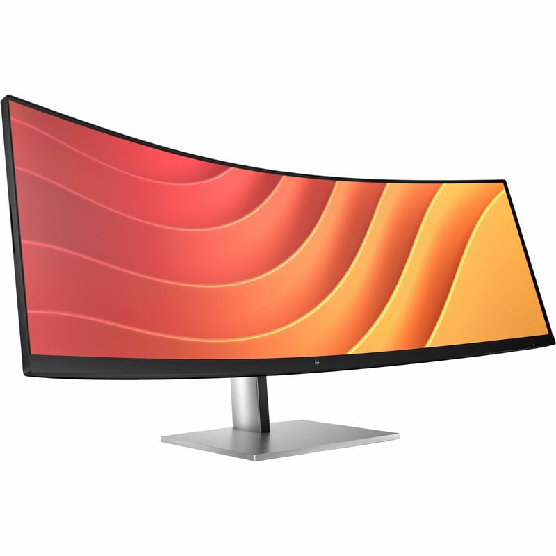 HP E45c G5 45" Class Dual Quad HD (DQHD) Curved Screen LED Monitor - 32:9 - Black, Silver - Thumbnail 1