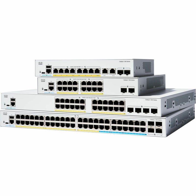 CATALYST 1300 8-PORT 2.5GE 16-PORT GE POE 4X10G SFP+