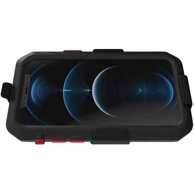 The Joy Factory aXtion Extreme Rugged Carrying Case (Holster) Apple iPhone 12 Smartphone - Thumbnail 4