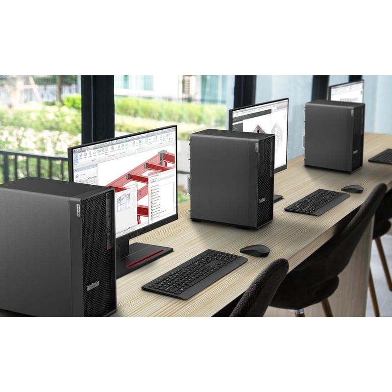Lenovo ThinkStation P358 30GL002DUS Workstation - Ryzen 5 PRO 5645 - 16 GB - 512 GB SSD - Tower - Thumbnail 2
