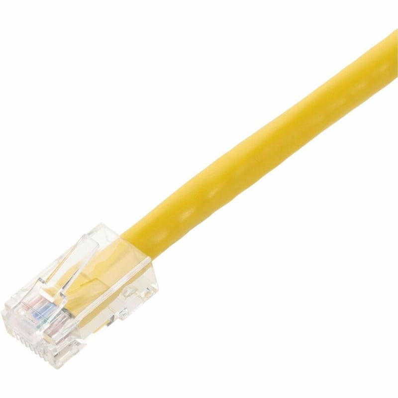 AddOn 6in Yellow CAT 6 PVC Ethernet Cable Non-Booted RJ-45 M/M - Thumbnail 2