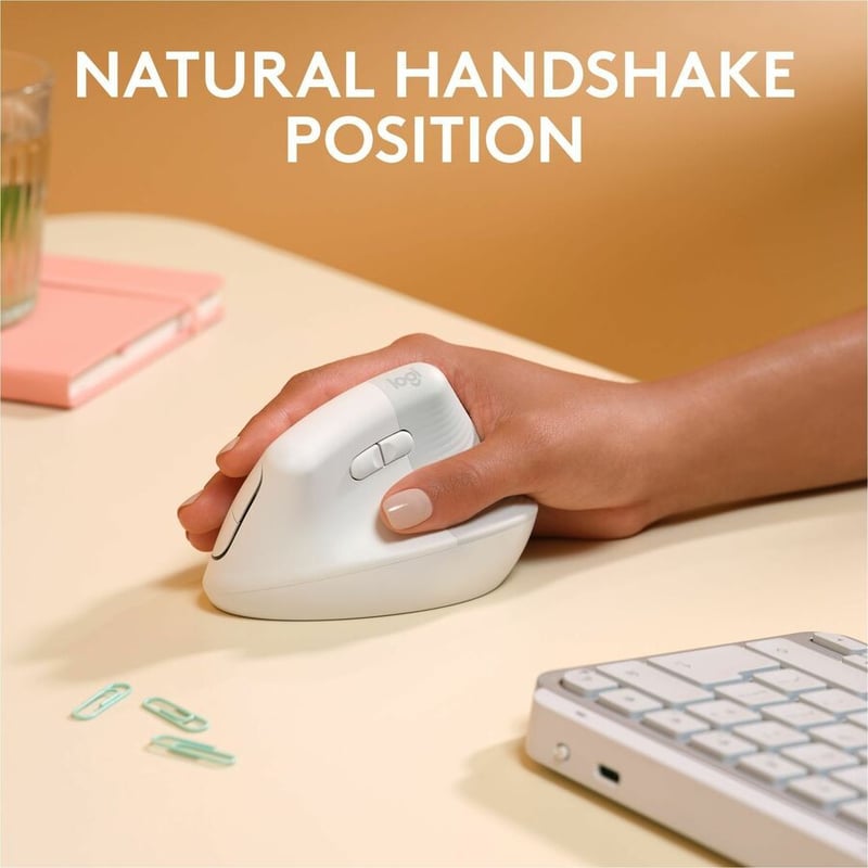 Logitech Lift for Mac (Off-white) - Thumbnail 3