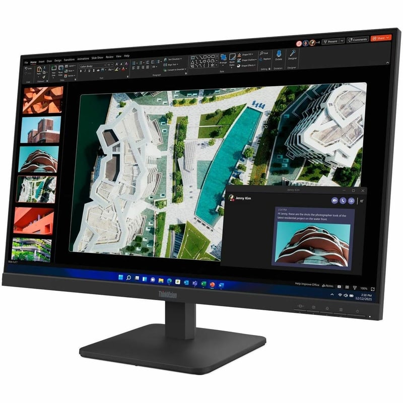 27IN FHD 100HZ IPS DISPLAY EASY CONNECT HDMI 1.4 VGA TILT STAND - Thumbnail 1