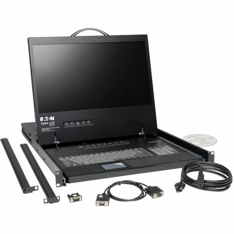 Tripp Lite by Eaton NetController 8-Port 1U Rack-Mount Console KVM Switch with 19-in. LCD - Thumbnail 3