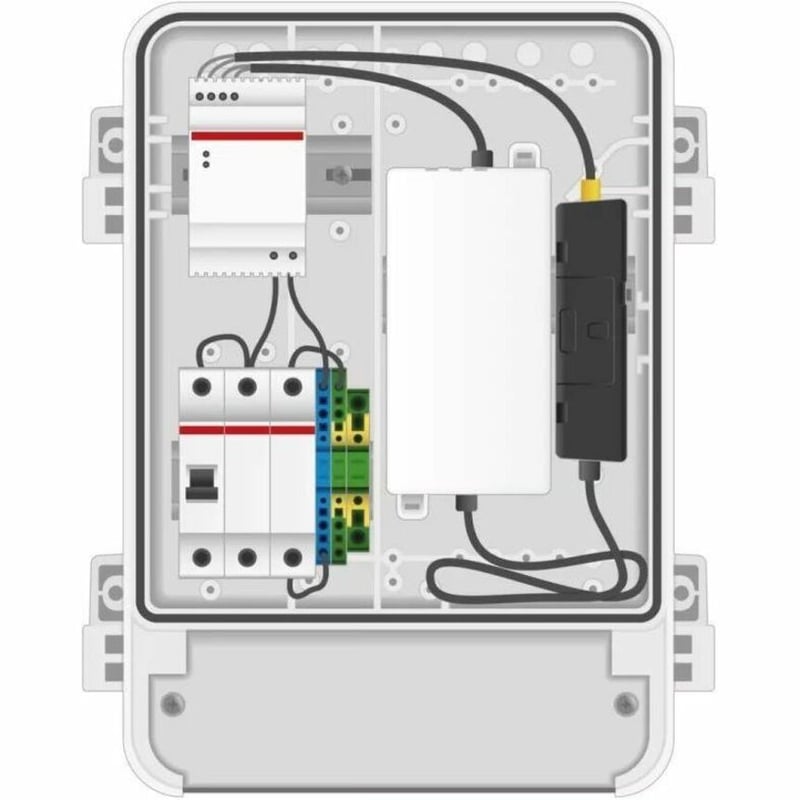 AXIS TQ1817-VE Mounting Box for Power Supply, Media Converter - White - TAA Compliant - Thumbnail 5