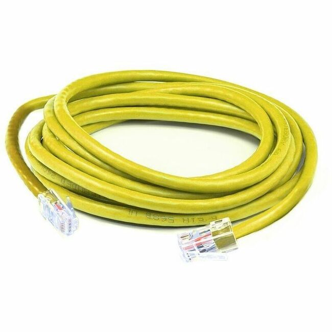 AddOn 20ft Yellow CAT 6 Riser Ethernet Cable Non-Booted RJ-45 M/M