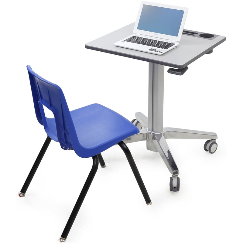 Ergotron LearnFit Sit-Stand Desk, Short - Thumbnail 2