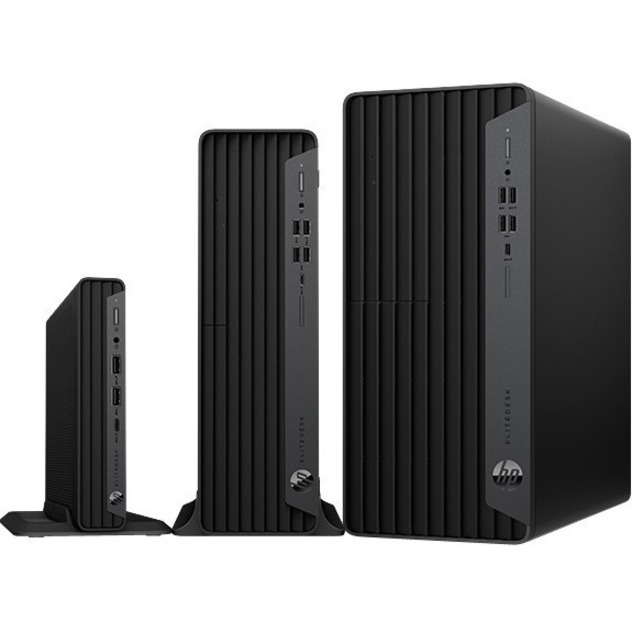 HP EliteDesk 800 G6 Desktop Computer - Intel Core i5 10th Gen i5-10500 Hexa-core (6 Core) 3.10 GHz - 8 GB RAM DDR4 SDRAM - 500 GB HDD - Small Form Factor - Thumbnail 2