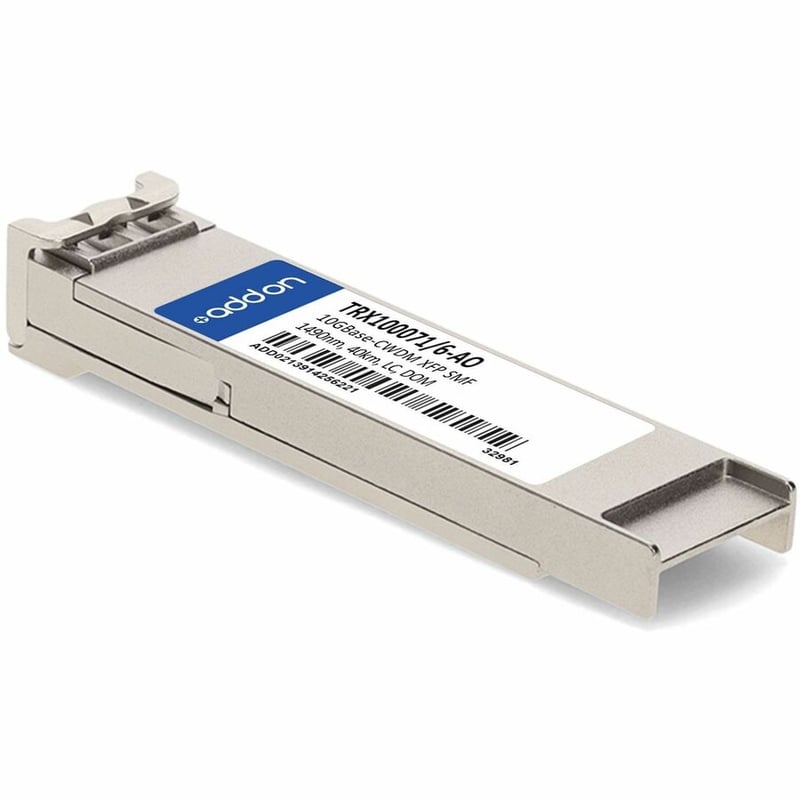 AddOn Infinera&reg; TRX100071/6 Compatible TAA 10GBase-CWDM XFP Transceiver (SMF, 1490nm, 40km, LC, DOM) - Thumbnail 3