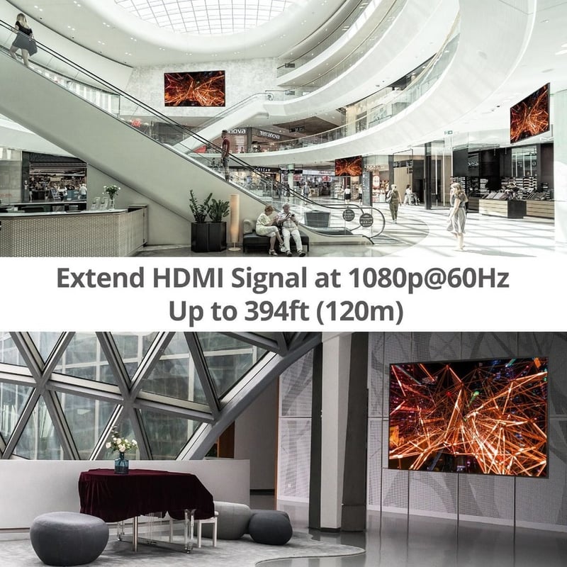 SIIG HDMI HDbitT Over IP Extender with IR - Receiver