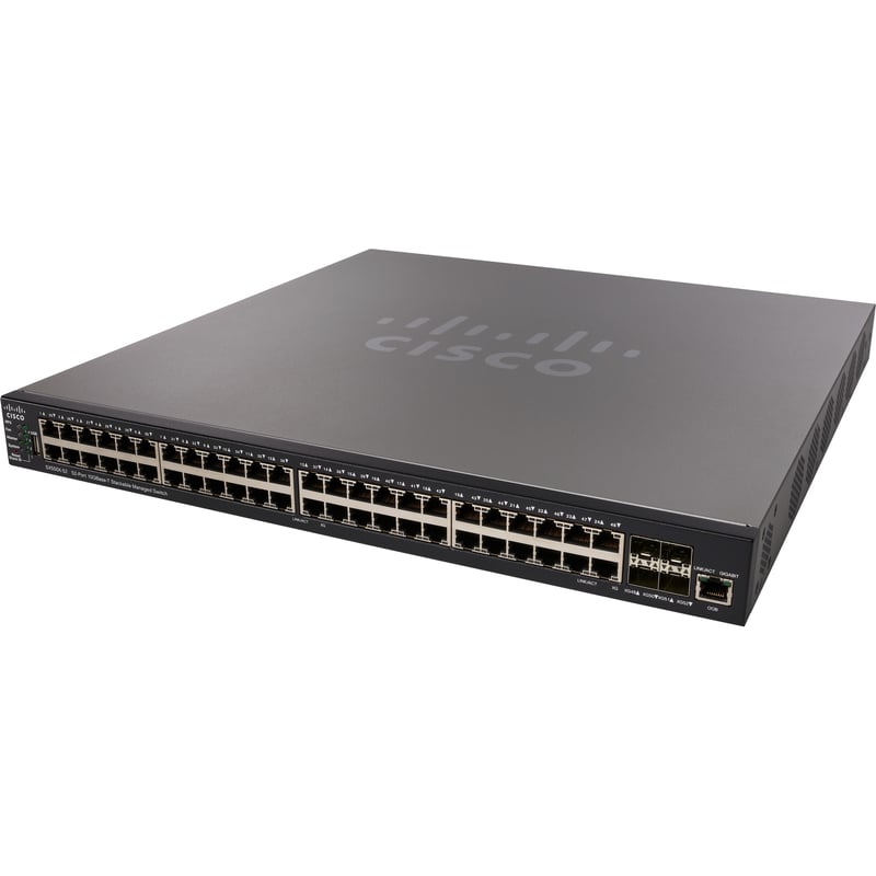 Cisco SX550X-52 52-Port 10GBase-T Stackable Managed Switch - Thumbnail 1