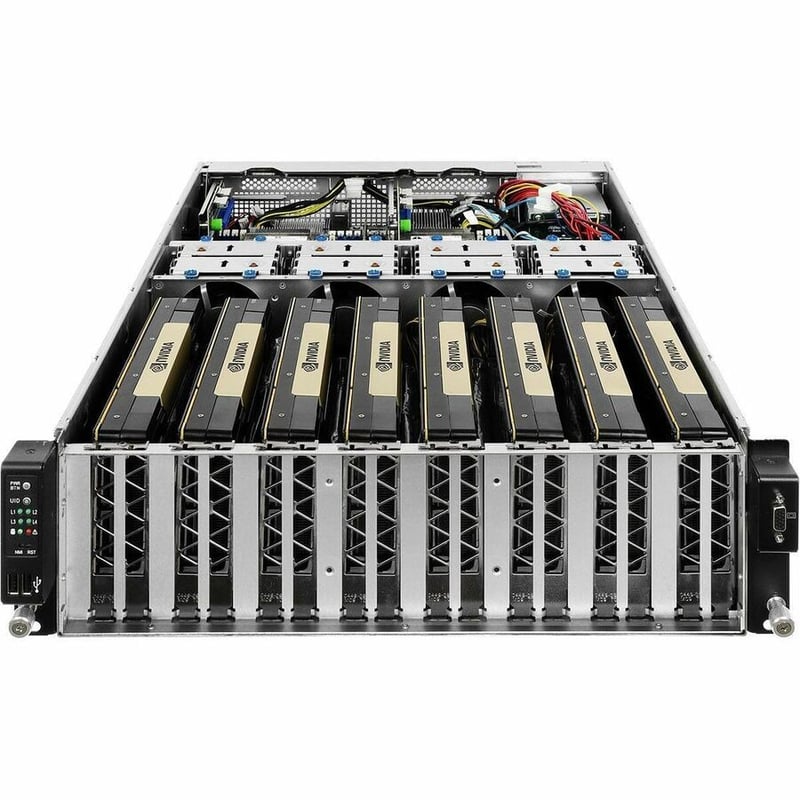 ASROCK RACK 3U8G+/C621 3U RACKMOUNT SERVER BAREBONE DUAL SOCKET LGA3647 INTEL C6 - Thumbnail 2