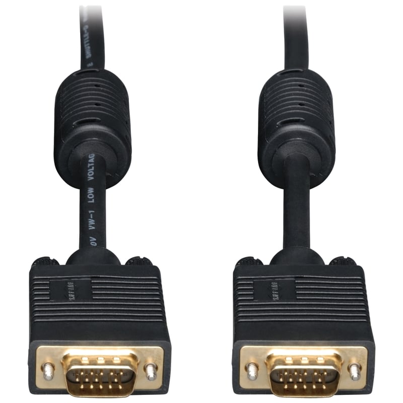 Eaton Tripp Lite Series VGA High-Resolution RGB Coaxial Cable (HD15 M/M), 35 ft. (10.67 m) - Thumbnail 2