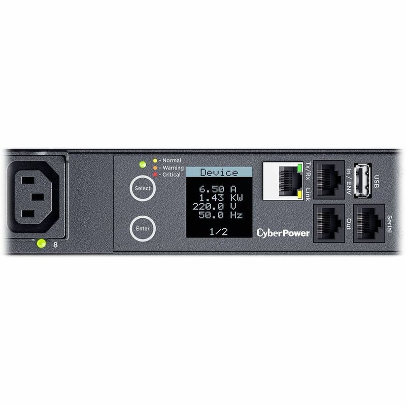 CyberPower PDU41005 Single Phase 100 - 240 VAC 20A Switched PDU - Thumbnail 4