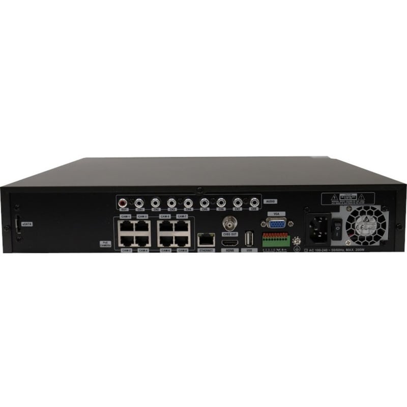 Speco 4K Plug & Play Network Video Recorder with Built-In PoE - 18 TB HDD - Thumbnail 2