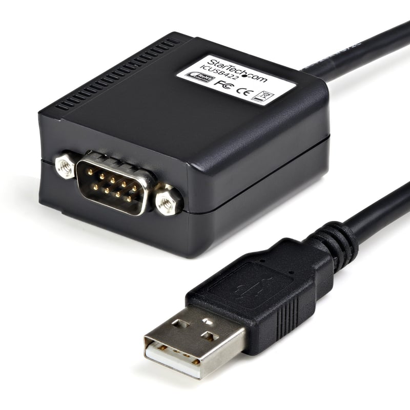 StarTech.com 6ft RS422/485 USB Serial Adapter w/ COM Retention - Thumbnail 1