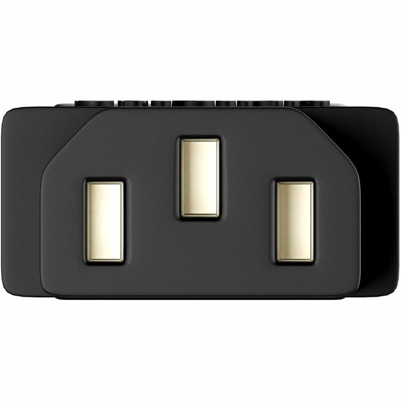 POWER CORD 5-15P TO C13 10AMP BLACK 25FT - Thumbnail 3