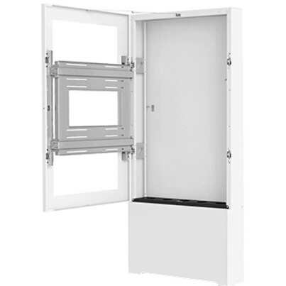Chief Impact 43" Portrait Floor Standing Kiosk - White - Thumbnail 2
