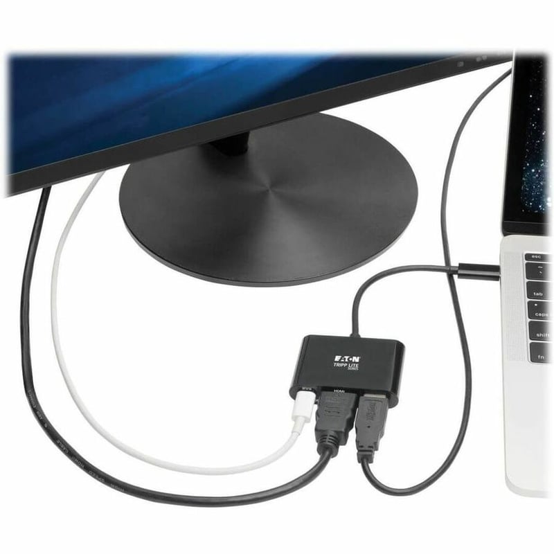 Tripp Lite by Eaton USB C to HDMI Multiport Adapter w/ USB Hub, HDMI, PD Charging USB Type C, USB-C Thunderbolt 3 Compatible - Thumbnail 2