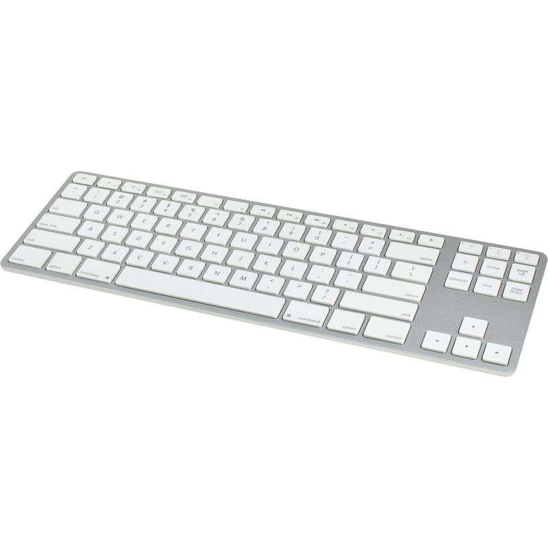 Matias Wireless Aluminum Tenkeyless Keyboard, Silver - Thumbnail 1