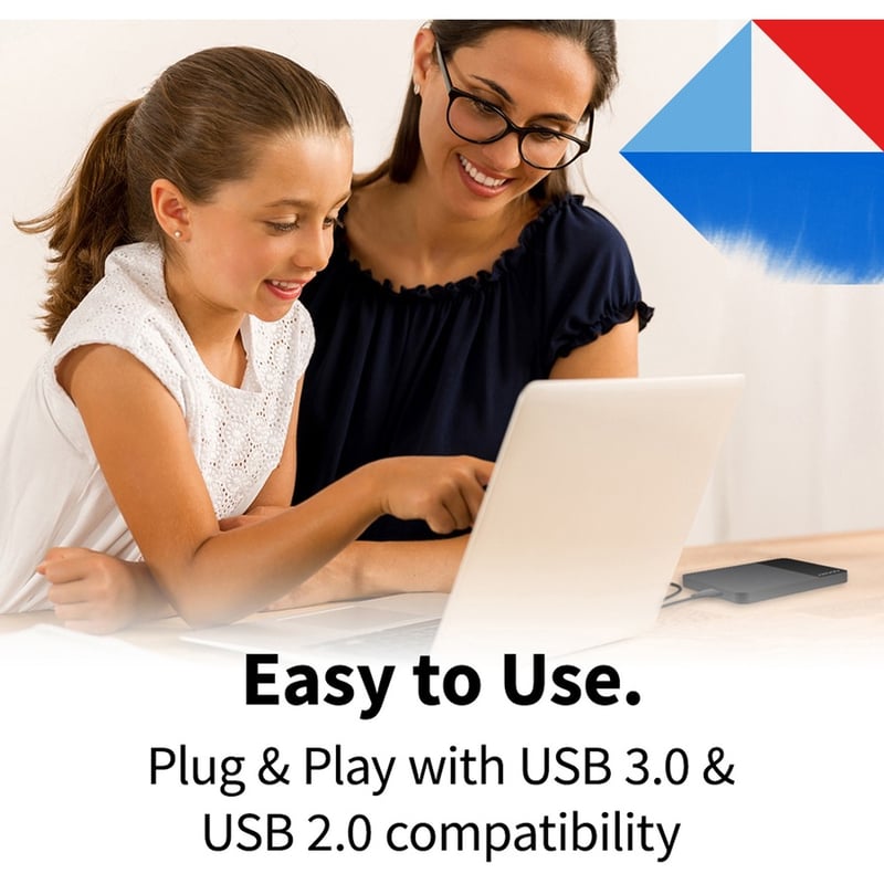 TOSHIBA CANVIO READY (B3) - 1TB - BLACK - Thumbnail 5