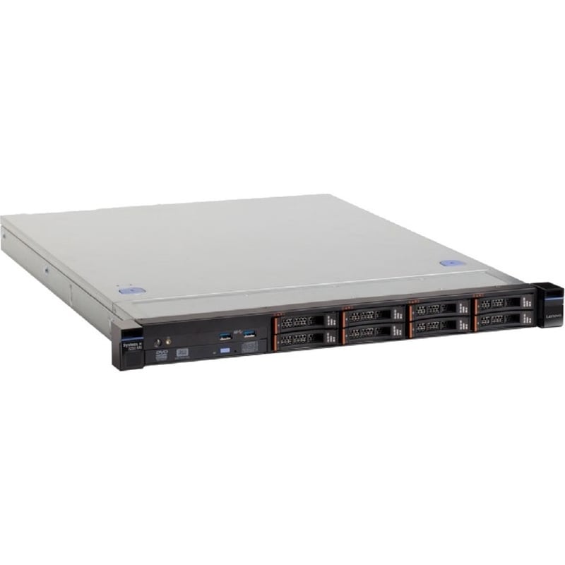 Lenovo System x x3250 M6 3633K3U 1U Rack-mountable Server - 1 x Intel Xeon E3-1230 v5 3.40 GHz - 16 GB RAM - 12Gb/s SAS, Serial ATA Controller - Thumbnail 3
