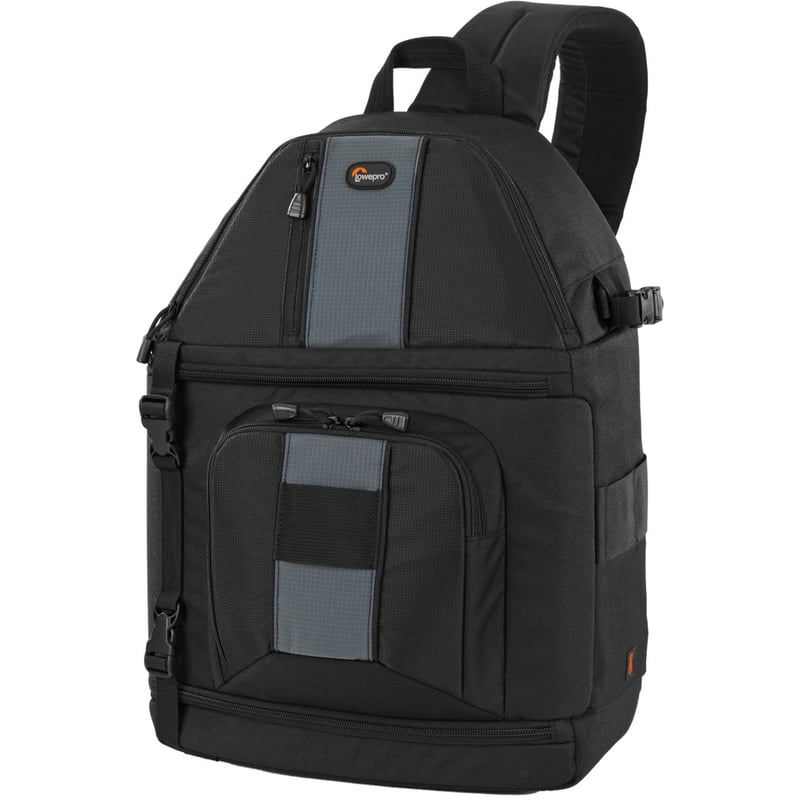 Lowepro SlingShot 302 Carrying Case (Sling) Camera, Lens, Camera Flash, Accessories, Monopod, Tripod - Black - Thumbnail 1