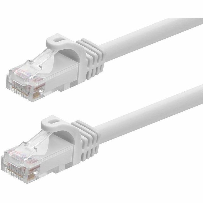 MONOPRICE CAT6 1FT WHITE 12-PK PATCH CABLE_ UTP_ 24AWG_ 550MHZ_ PURE BARE COPPER - Thumbnail 2