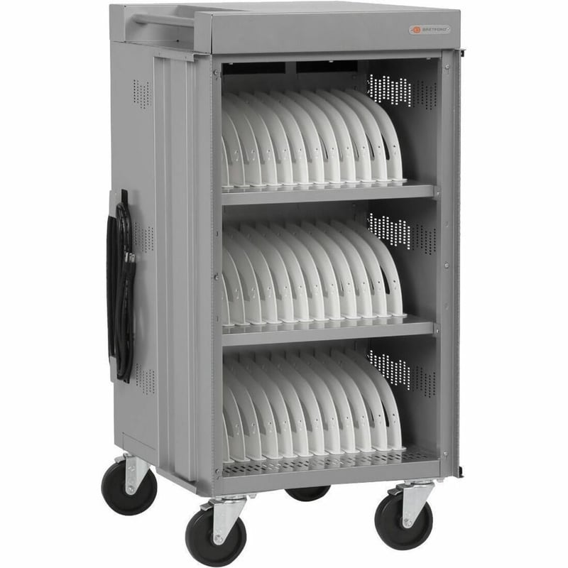 Bretford CUBE Cart Slim Mobile Charging Cart - Thumbnail 1