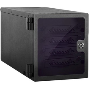 RAIDage JAGE4BT4HD-TG Drive Enclosure 12Gb/s SAS, SATA/600 - Mini-SAS HD Host Interface Tower - Black - Thumbnail 1