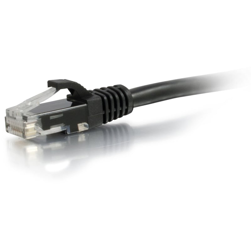 C2G 5ft Cat5e Ethernet Cable - Snagless Unshielded (UTP) - Black - Thumbnail 4