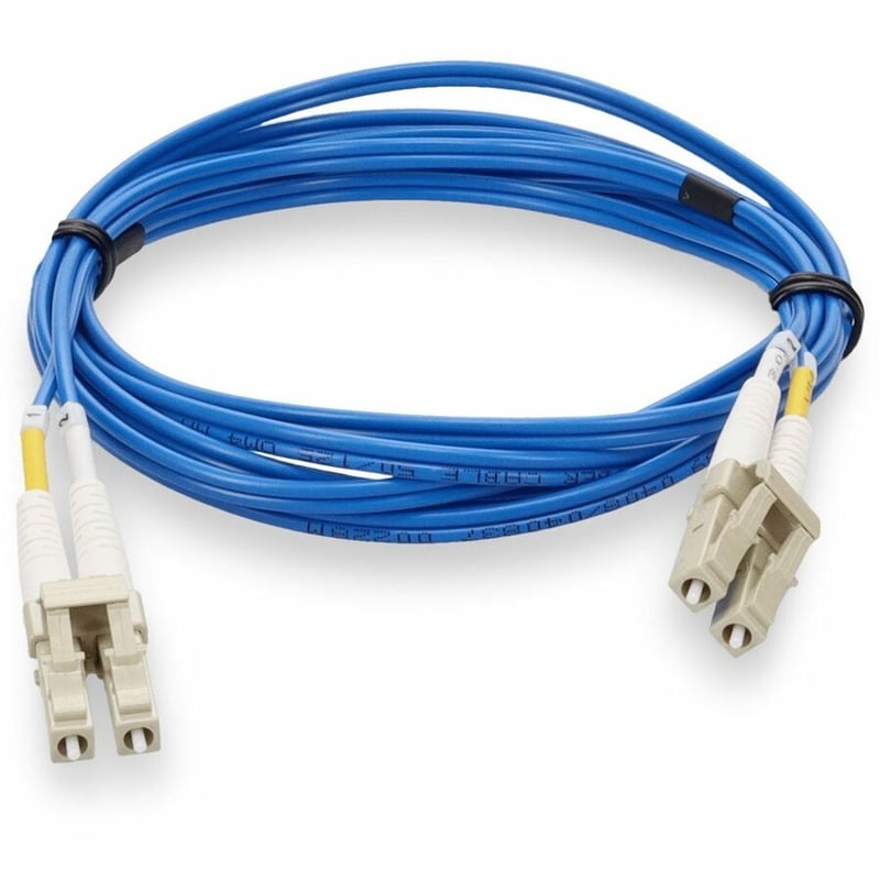 AddOn 1m LC to LC Blue OM4 Duplex OFNR (Riser-Rated) Fiber Patch Cable