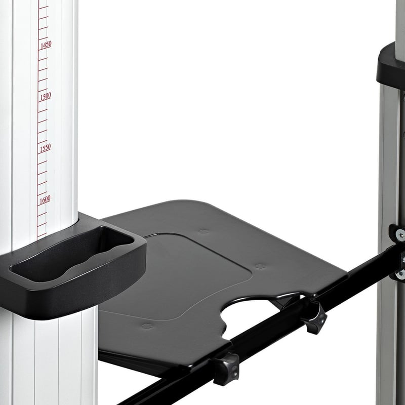 StarTech.com Dual TV Cart, 60in VESA TVs up to 50kg/110lb each, Height Adjustable Mobile Display Mount/Cart, Rolling TV Cart on Wheels - Thumbnail 5
