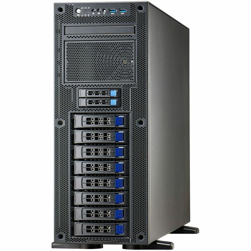 Mitac Transport HX FT65T-B8030 Barebone System - 4U Rack-mountable - Socket SP3 - 1 x Processor Support - 1 - Thumbnail 2
