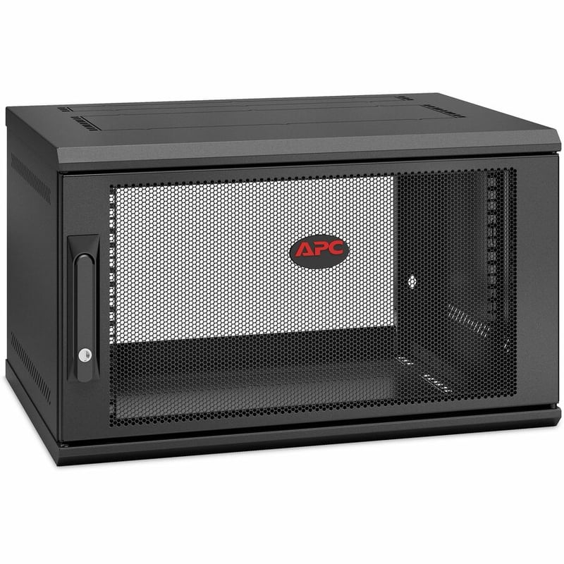 APC by Schneider Electric NetShelter WX 6U Single Hinged Wall-mount Enclosure 400mm Deep - Thumbnail 2
