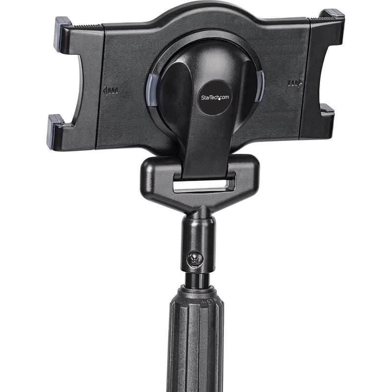 StarTech.com Mobile Tablet Stand with wheels, Height Adjustable Cart, Universal Rolling Tablet Stand for 7 - 11in w/ Detachable Holder, TAA - Thumbnail 3