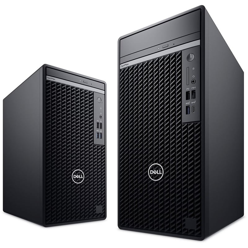 Dell OptiPlex 7000 7010 Desktop Computer - Intel Core i5 13th Gen i5-13500 Tetradeca-core (14 Core) 2.50 GHz - 8 GB RAM DDR4 SDRAM - 256 GB M.2 PCI Express NVMe SSD - Tower - Black - Thumbnail 4